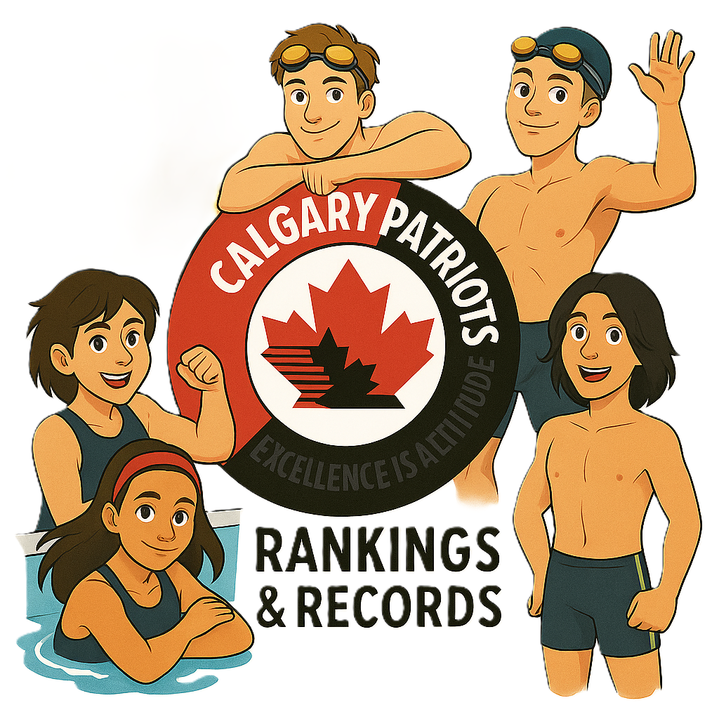 Calgary Patriots Swim Club Logo